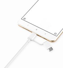 Dây cáp sạc- Mi 2-in-1 USB Cable Micro USB to Type-C