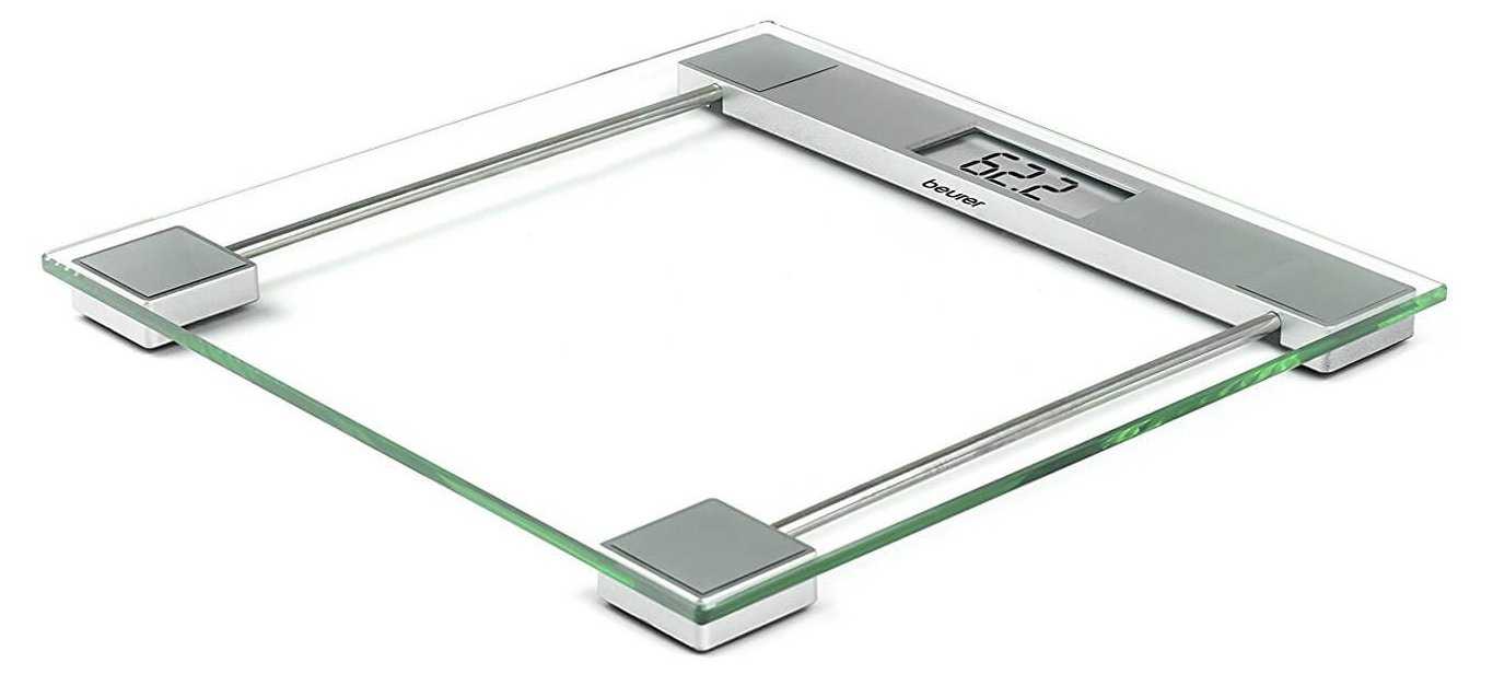 Cân điện tử đặt tại phòng tắm Beurer GS11