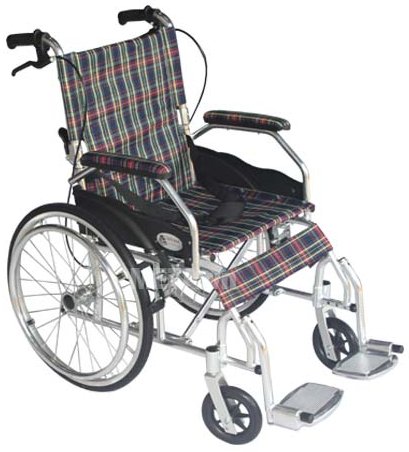 Xe lăn siêu nhẹ hợp kim nhôm Cao cấp Lucass DNG D-83L kẻ sọc