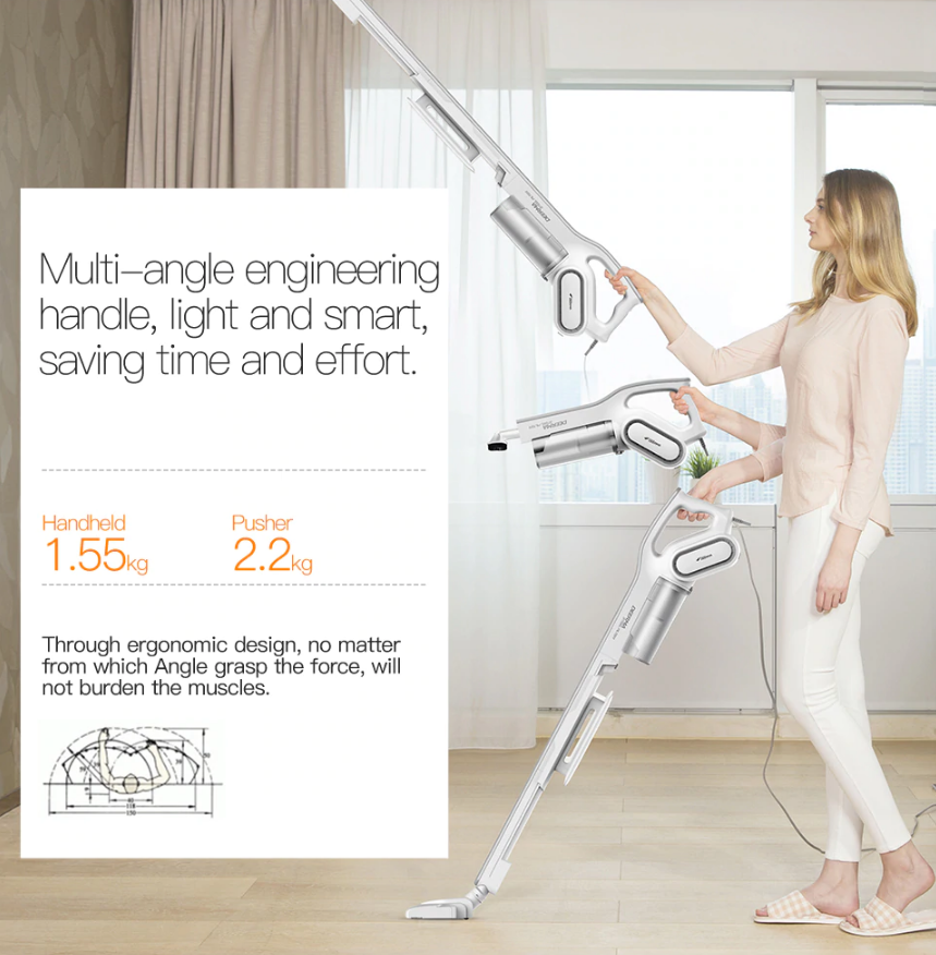 Máy hút bụi cầm tay gia đình Deerma DEM-DX700 (White) 600W