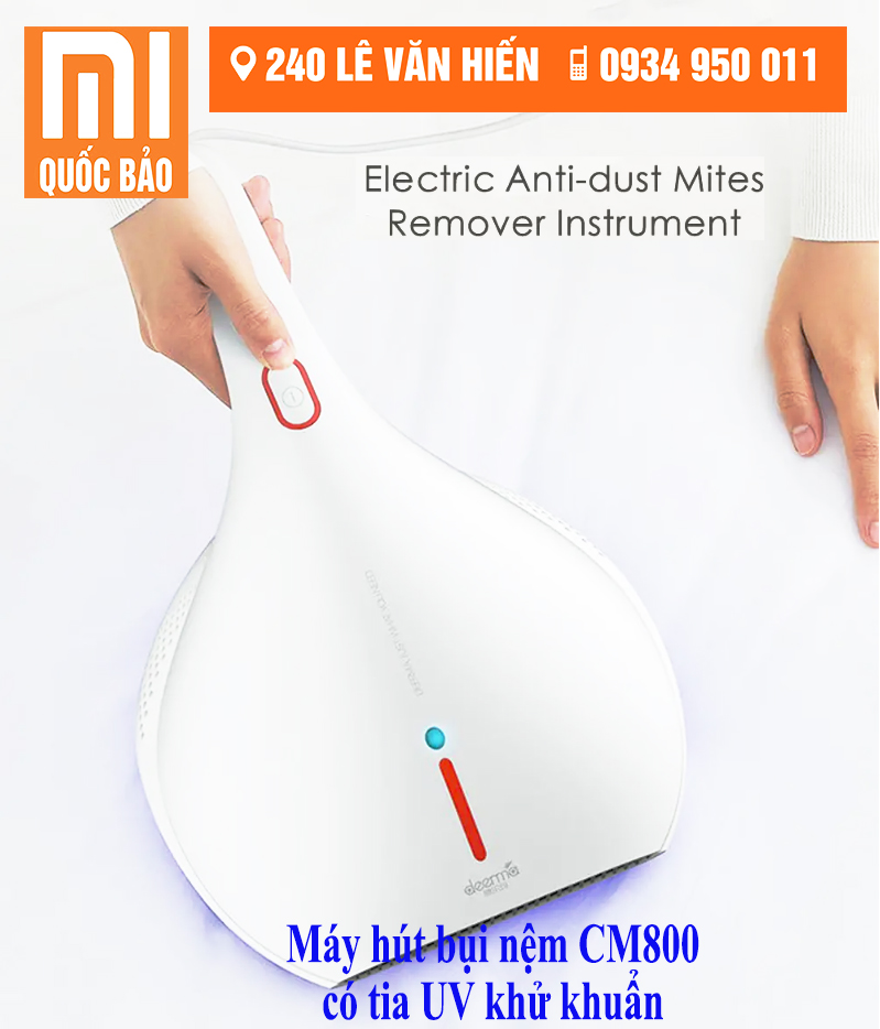 Máy Hút Bụi Khử Khuẩn Bằng Tia UV & Vệ Sinh Giường Nệm Cầm Tay Deerma DEM-CM800