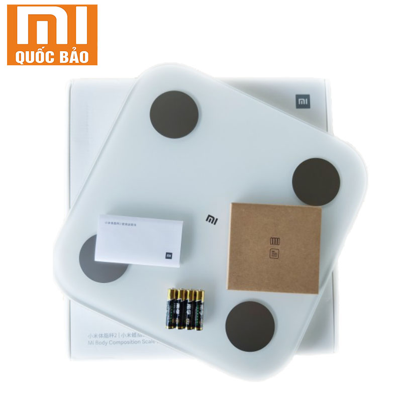 CÂN THÔNG MINH XIAOMI- MI COMPOSITION SCALE 2- ĐO CHỈ SỐ BMI CƠ THỂ