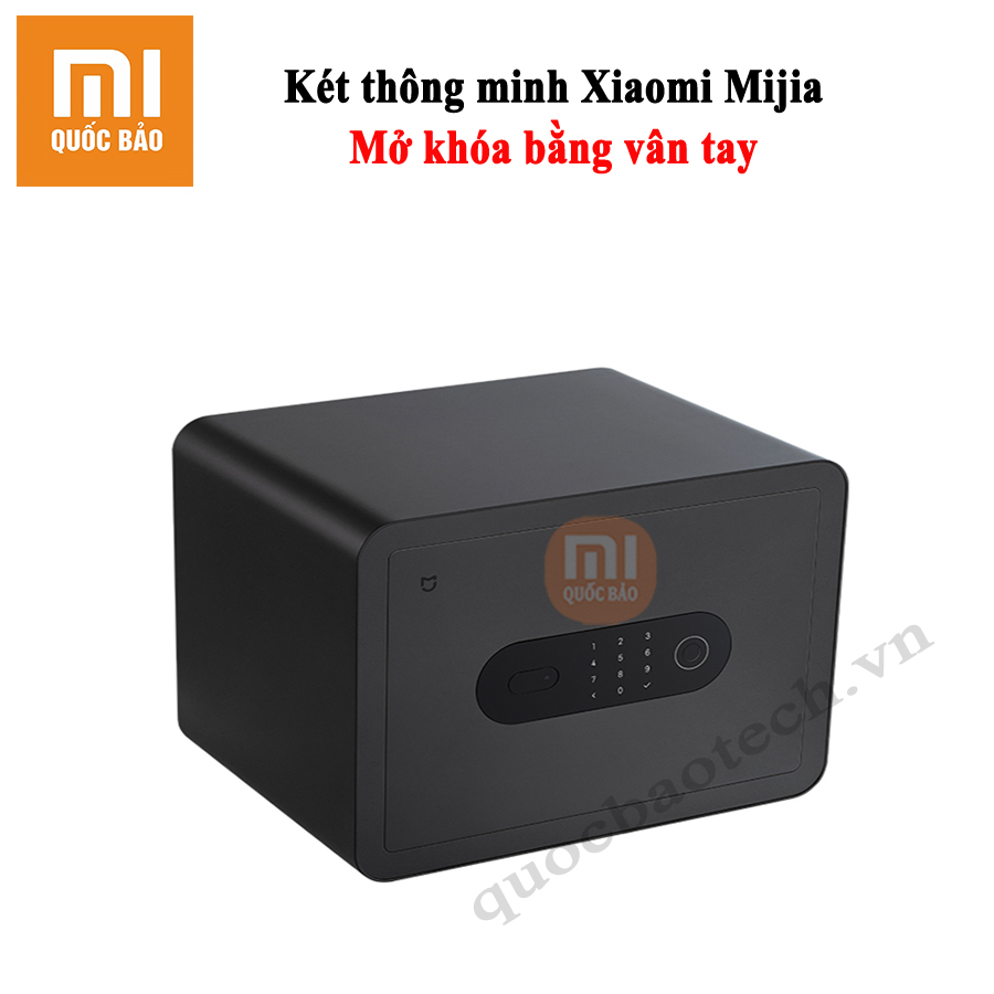 Két sắt thông minh Xiaomi Mijia Smart Safe Deposit Box, Khóa mật mã, khóa điện tử vân tay, Mở khóa qua app Mihome